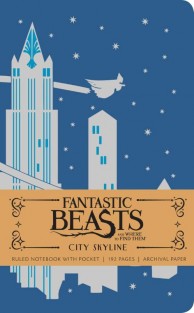 Fantastic Beasts City Skyline Hardcover Ruled Notebook