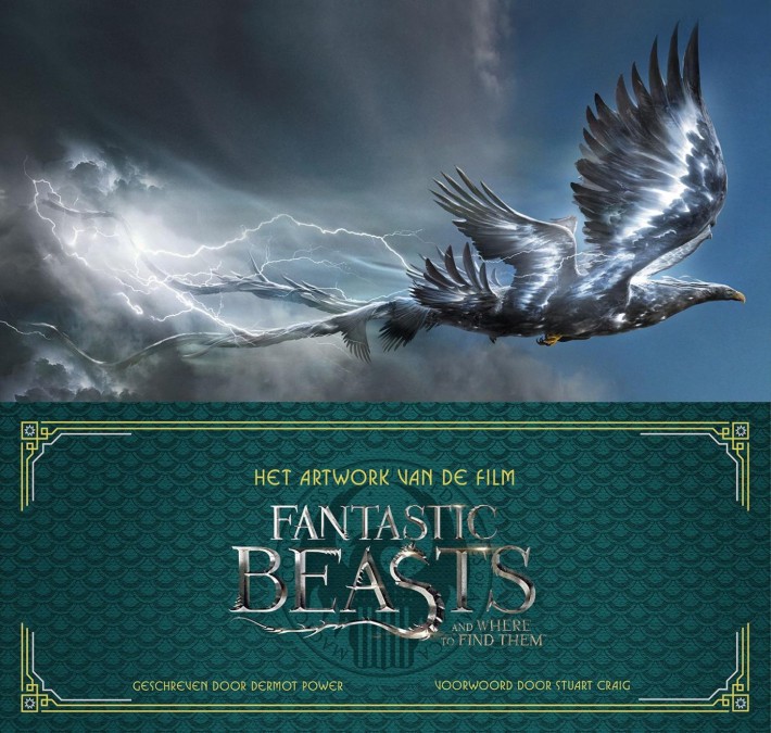 Het artwork van de film Fantastic beasts and where to find them
