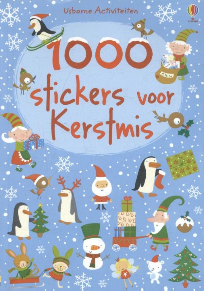 1000 stickers voor Kerstmis
