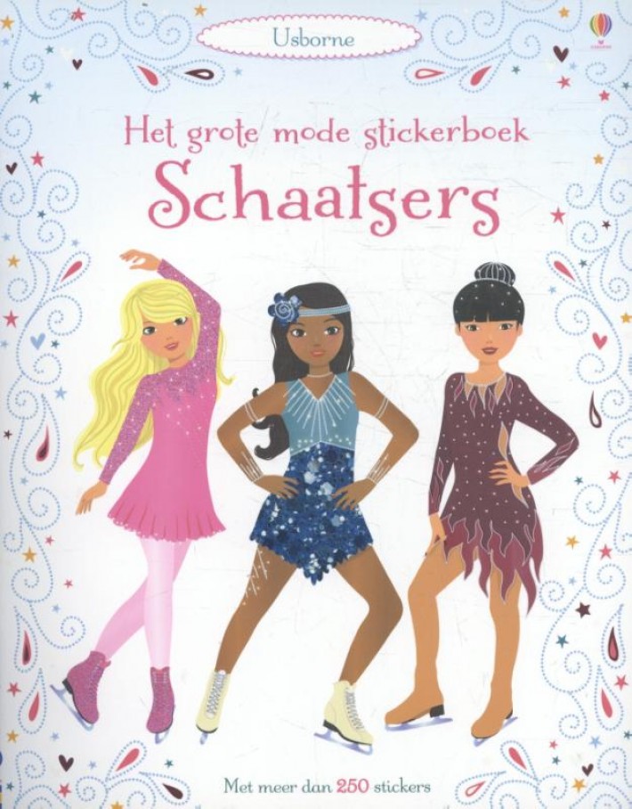 Grote mode stickerboek - Schaatsers