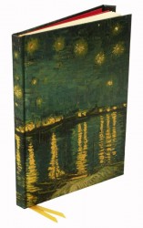 Van Gogh Starry Night Over the Rhone (Foiled Journal)