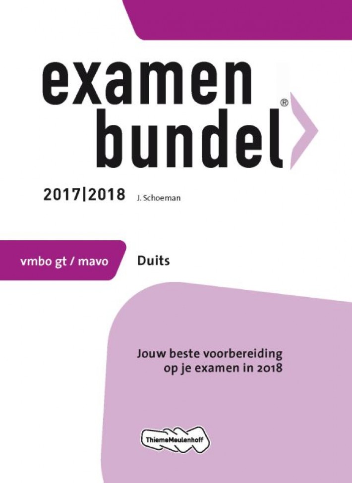 Examenbundel vmbo-gt/mavo Duits 2017/2018