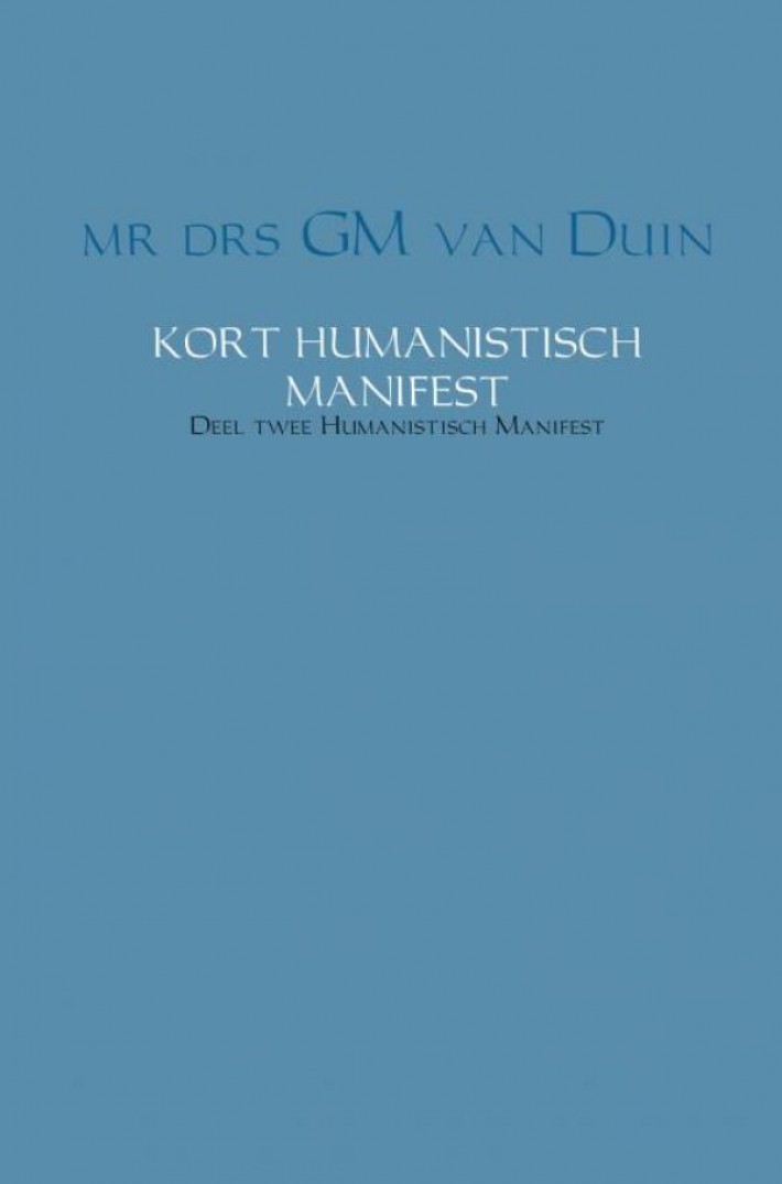 Kort humanistisch manifest