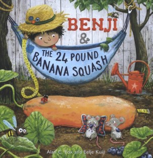 Benji & the 24 pound banana squash