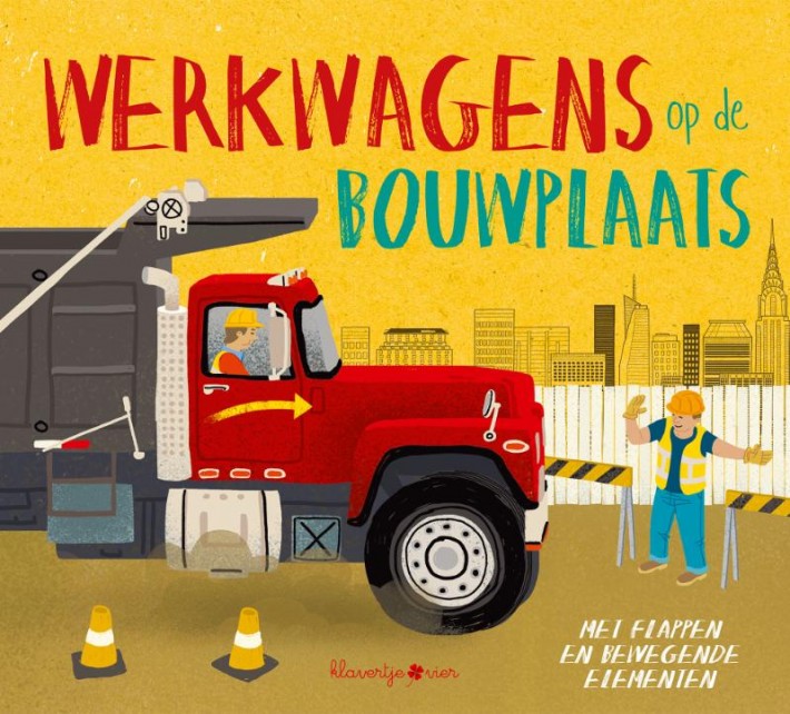 Werkwagens op de bouwplaats