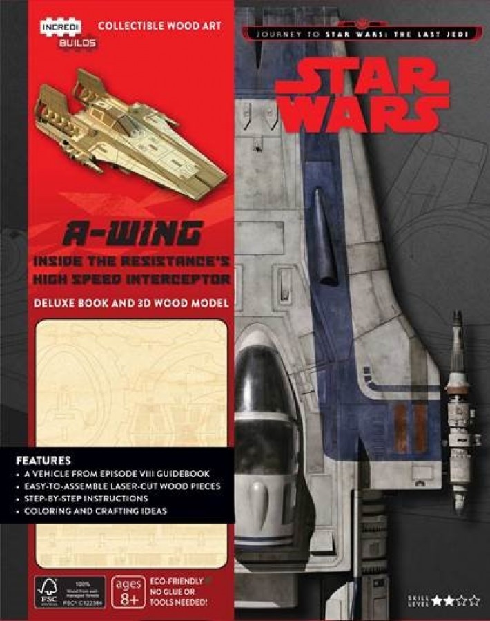 Star Wars A-wing Deluxe Book and model