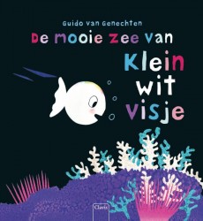 De mooie zee van klein wit visje