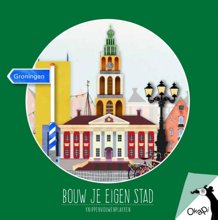 Bouw je eigen stad Groningen • Bouw je eigen stad Groningen (set van 5)