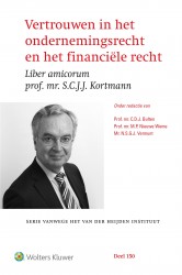 Vertrouwen in het financiële recht en het ondernemingsrecht