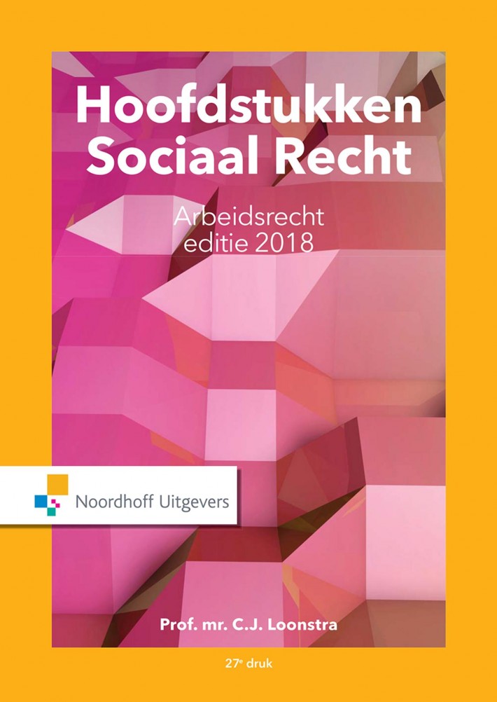 Hoofdstukken Sociaal Recht editie 2018