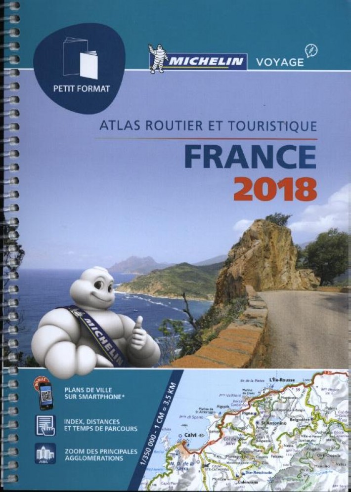 Atlas Michelin (klein formaat) Frankrijk 2018