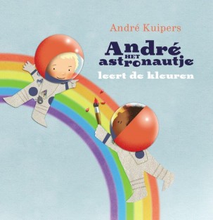 André het astronautje leert de kleuren