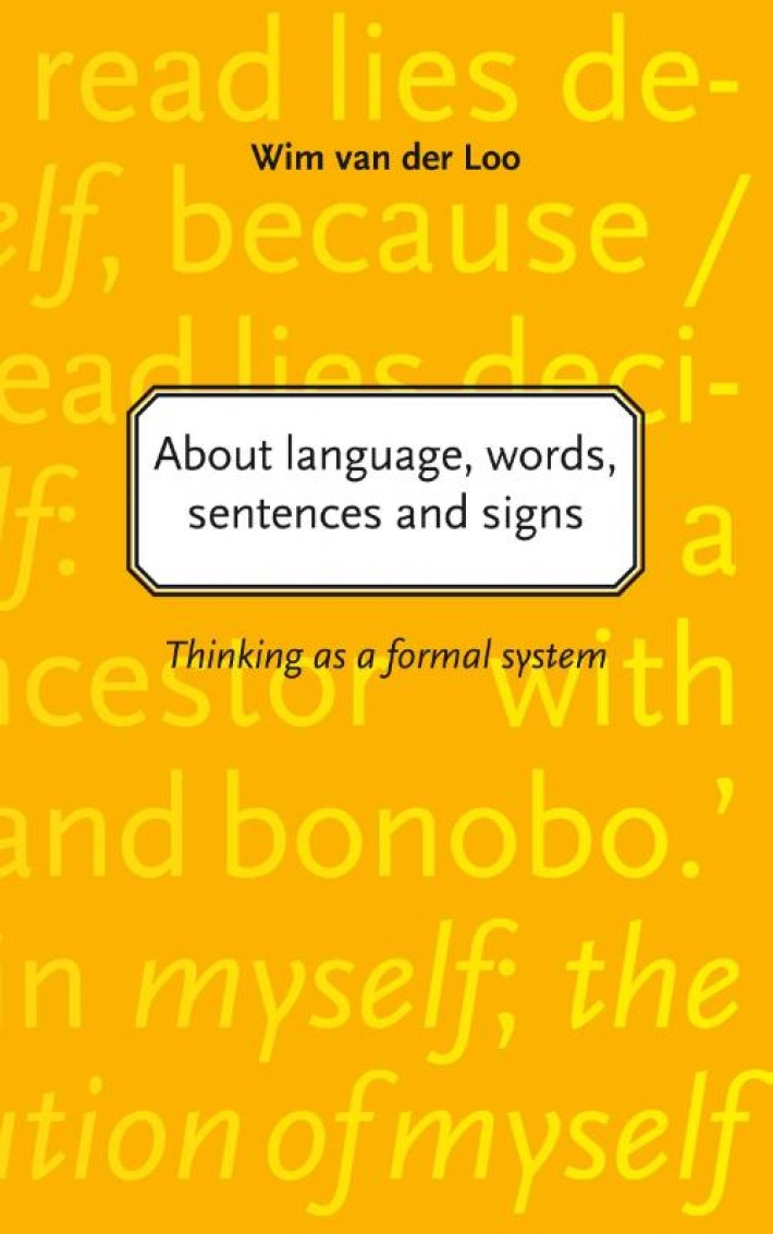 About language, words, sentences and signs