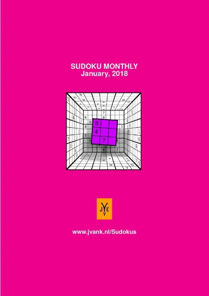 Sudoku monthly January 2018