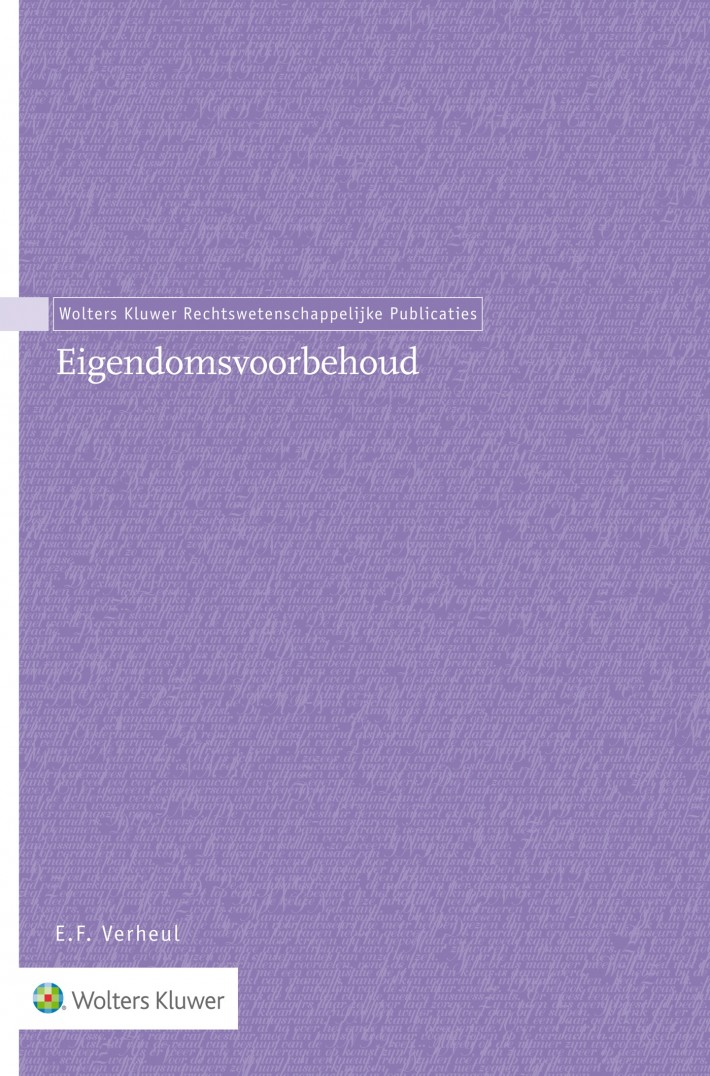 Eigendomsvoorbehoud • Eigendomsvoorbehoud