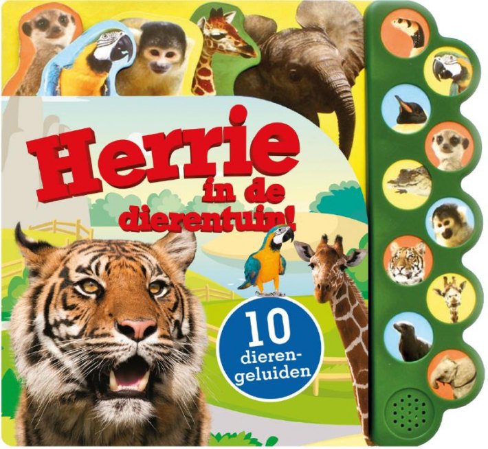 Herrie in de dierentuin! met 10 dierengeluiden Herrie in de dierentuin! met 10 dierengeluiden