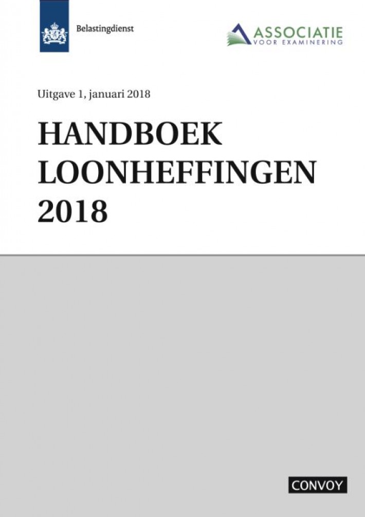 Handboek Loonheffingen 2018