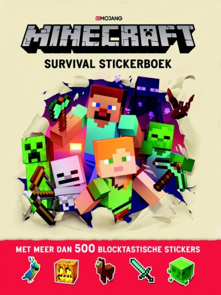 Minecraft Survival Stickerboek