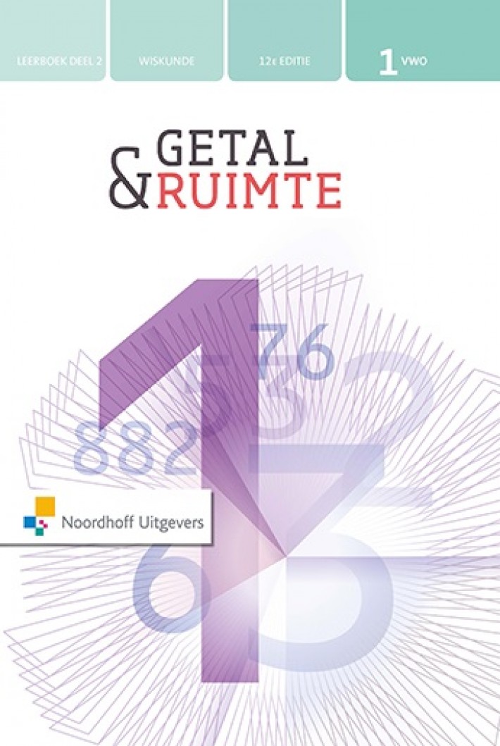Getal & Ruimte 12e ed vwo 1 leerboek deel 2