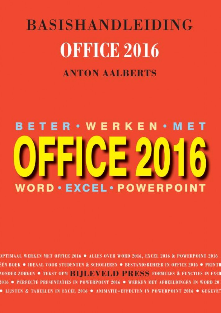Basishandleiding Beter werken met Office 2016