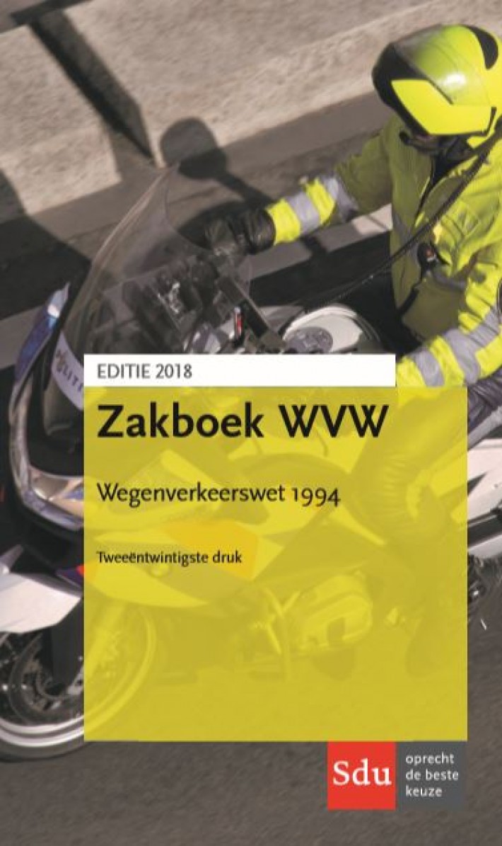 Zakboek wegenverkeerswet 1994