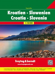 Kroatië & Slovenië Wegenatlas F&B