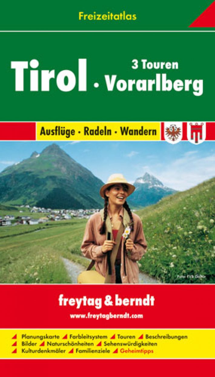 Tirol-Vorarlberg Freizeitatlas F&B 1:50 000 - 1:200 000