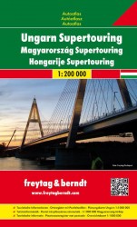 Hongarije Supertouring Wegenatlas F&B
