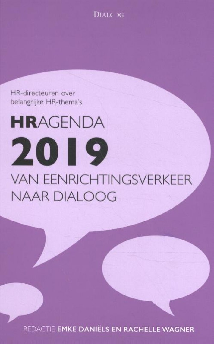 HRagenda 2019: van eenrichtingsverkeer naar dialoog