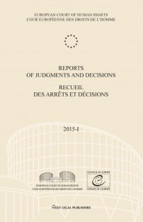 Reports of Judgments and Decisions/Recueil des arrêts et décisions Volume 2015-I