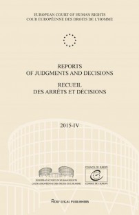 Reports of Judgments and Decisions/Recueil des arrêts et décisions Volume 2015-IV