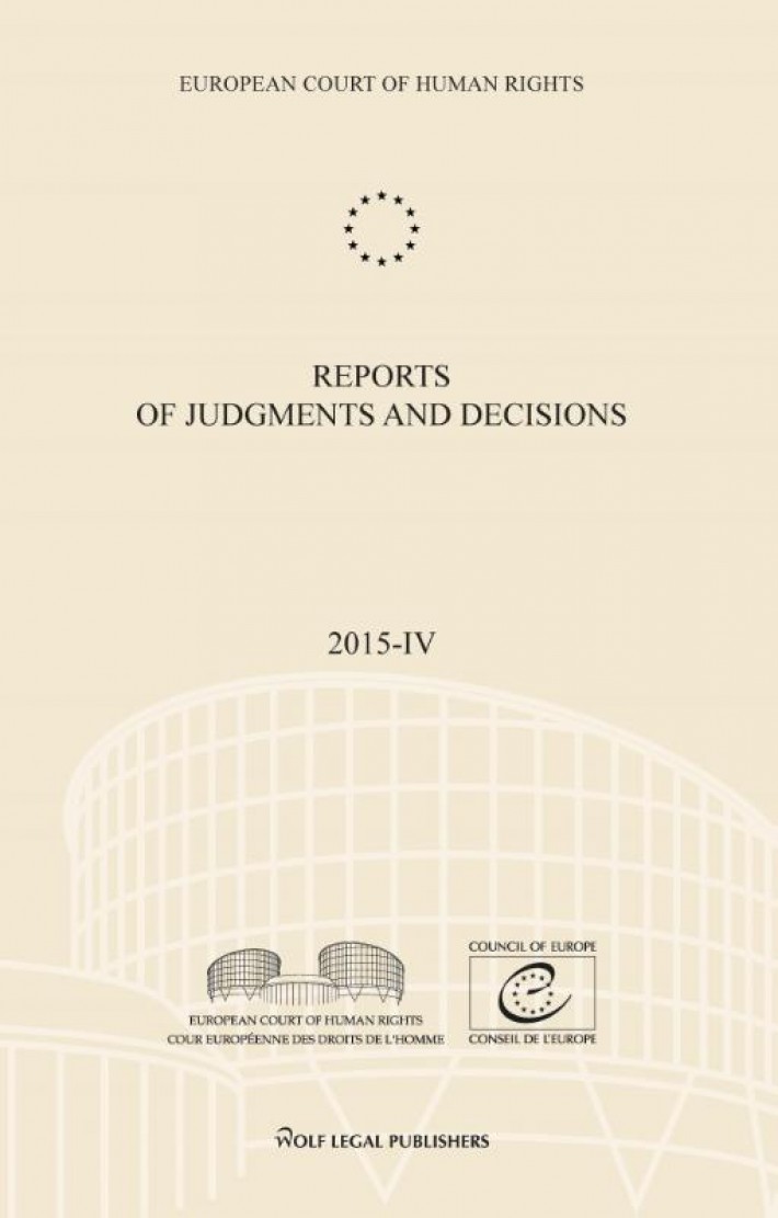 Reports of Judgments and Decisions 2015-IV