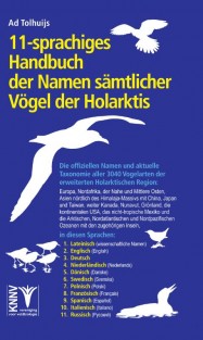 11-sprachiges Handbuch der Namen sämtlicher Vögel der Holarktis