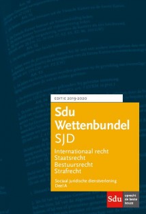 Sdu Wettenbundel Sociaal Juridische Dienstverlening 2019-2020 (set 2 ex)