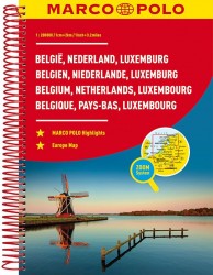 MARCO POLO Reiseatlas Benelux, Belgien, Niederlande, Luxemburg 1:200 000
