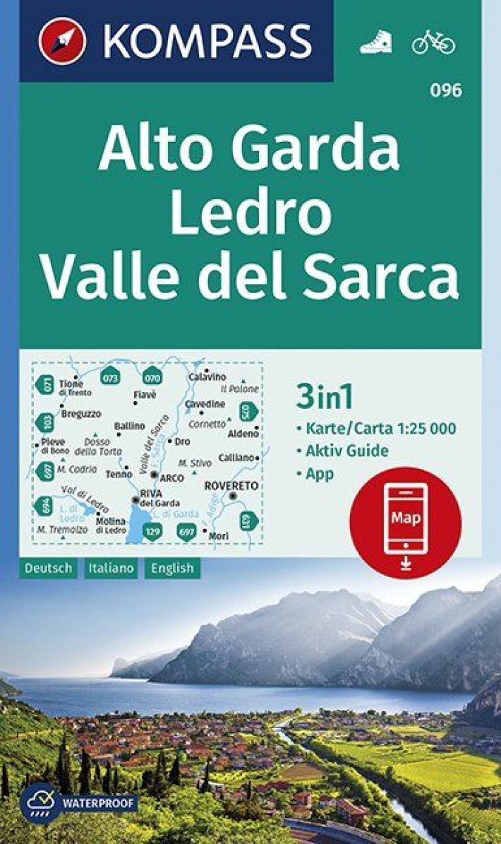Alto Garda, Ledro, Valle del Sarca 1:25 000
