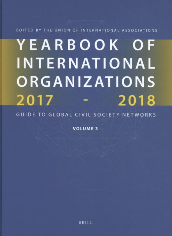 Yearbook of International Organizations 2017-2018, Volume 3