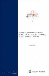 Remedies for infringements of EU Law legal relationships between private parties • Remedies for infringements of EU Law legal relationships between private parties