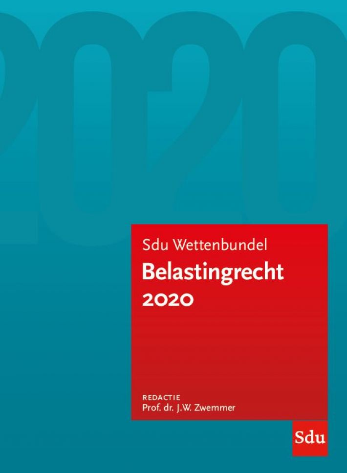 Sdu Wettenbundel Belastingrecht 2020