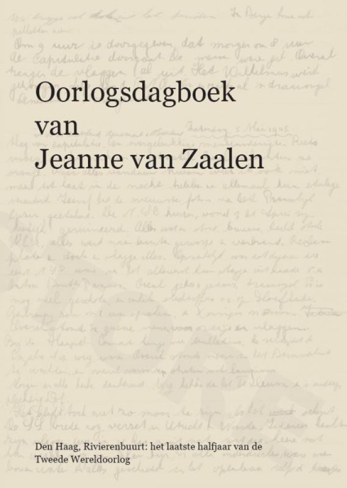 Oorlogsdagboek van Jeanne van Zaalen