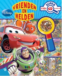 Disney Pixar Vrienden en Helden super kijk- en zoekboek met vergrootglas