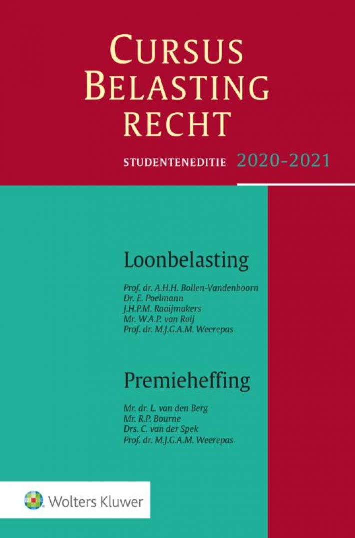 Cursus Belastingrecht Loonbelasting/Premieheffing
