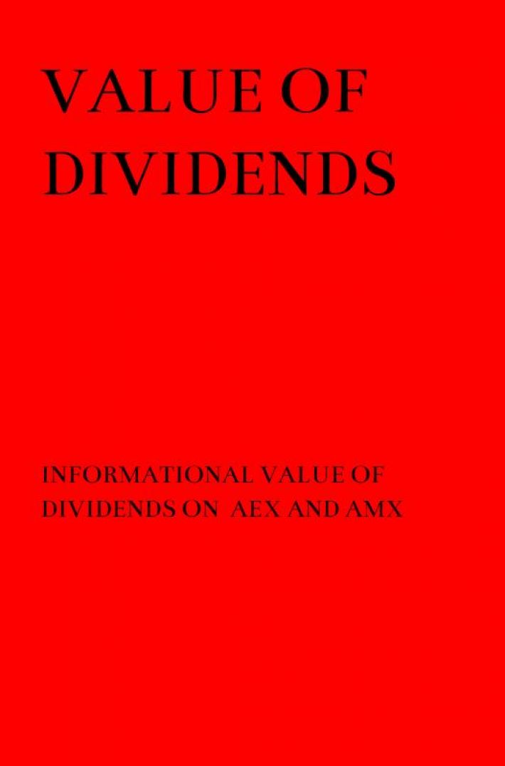 Value of Dividends