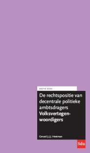 De rechtspositie van decentrale politieke ambtsdragers, Volksvertegenwoordigers. Editie 2020