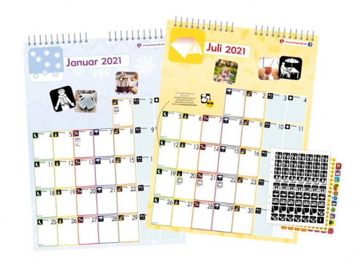 Pictogenda Kalender 2021 DE