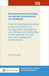 De beursvennootschap, corporate governance en strategie • De beursvennootschap, corporate governance en strategie