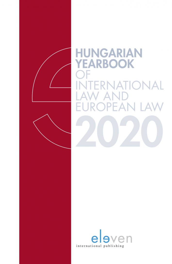 Hungarian Yearbook of International and European Law 2020 • Hungarian Yearbook of International and European Law 2020