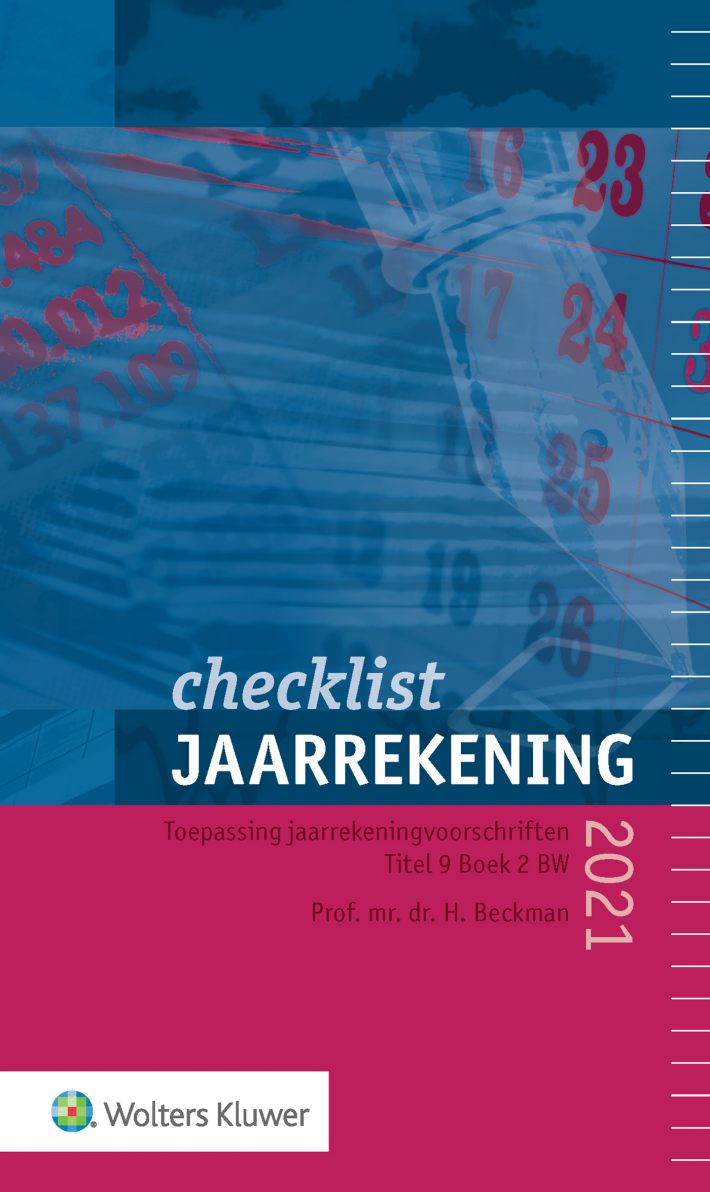 Checklist jaarrekening 2021 &bullet; Checklist jaarrekening 2021