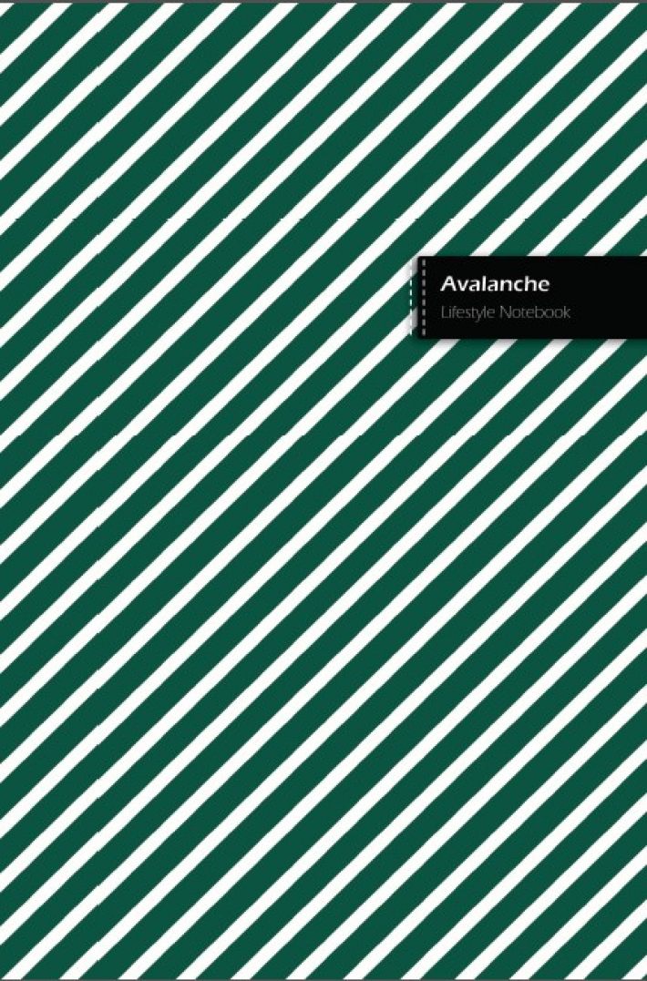 Avalanche II Lifestyle Notebook, Write-in Dotted Line, 6 x 9 Inch (US Trade), 180 Pages (90shts)