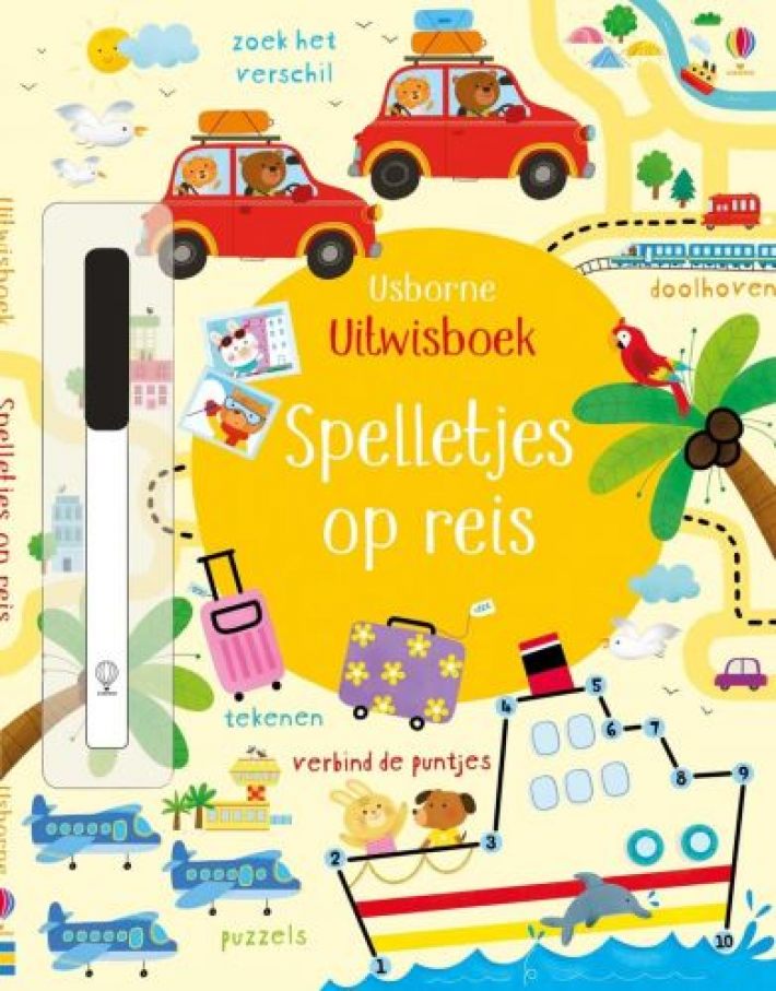 Uitwisbaar reis- en spelletjesboek